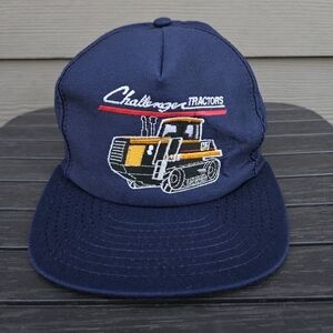 CAT Challenger Hat Vintage Caterpillar Tractors Snapback USA Made Louisville KY